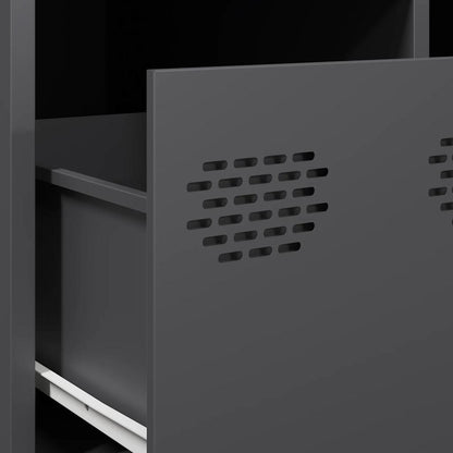 Soffbord DIV. antracit 101,5x50x43,5 cm kallvalsat stål