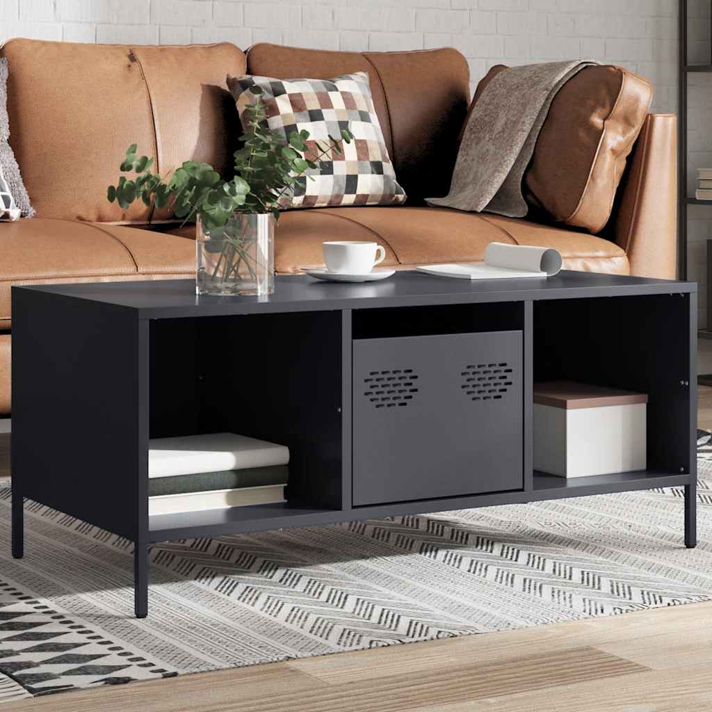 Soffbord DIV. antracit 101,5x50x43,5 cm kallvalsat stål