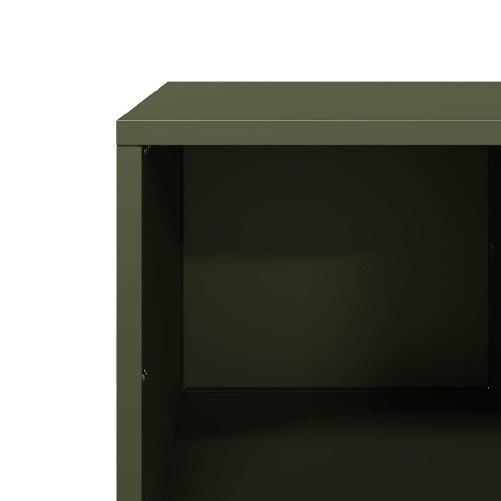 Soffbord DIV. olivgrön 101,5x50x43,5 cm kallvalsat stål