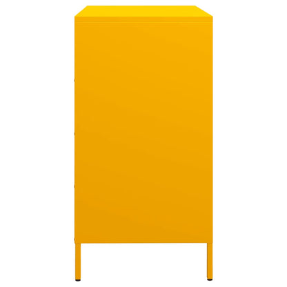 Skänk DIV. senapsgul 68x39x73,5 cm kallvalsat stål