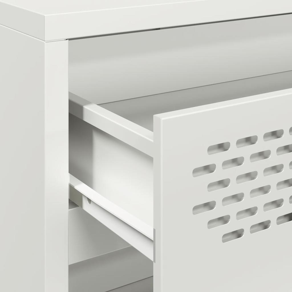 Skänk vit 68x39x73,5 cm kallvalsat stål