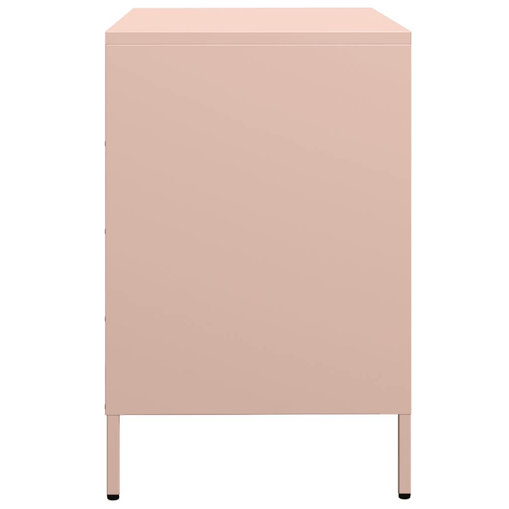 Skänk DIV. rosa 68x39x58,5 cm kallvalsat stål