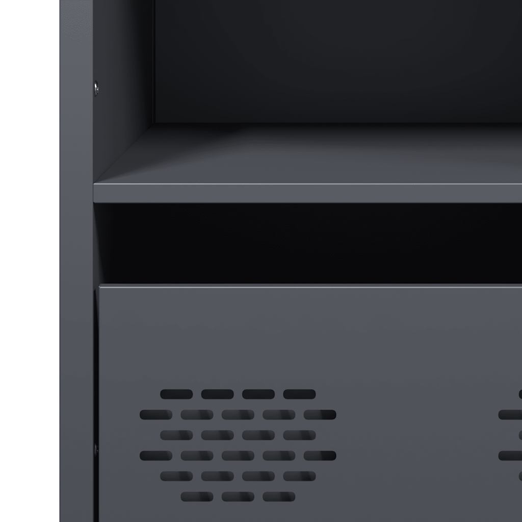 Skåp DIV. antracit 35x39x103,5 cm stål