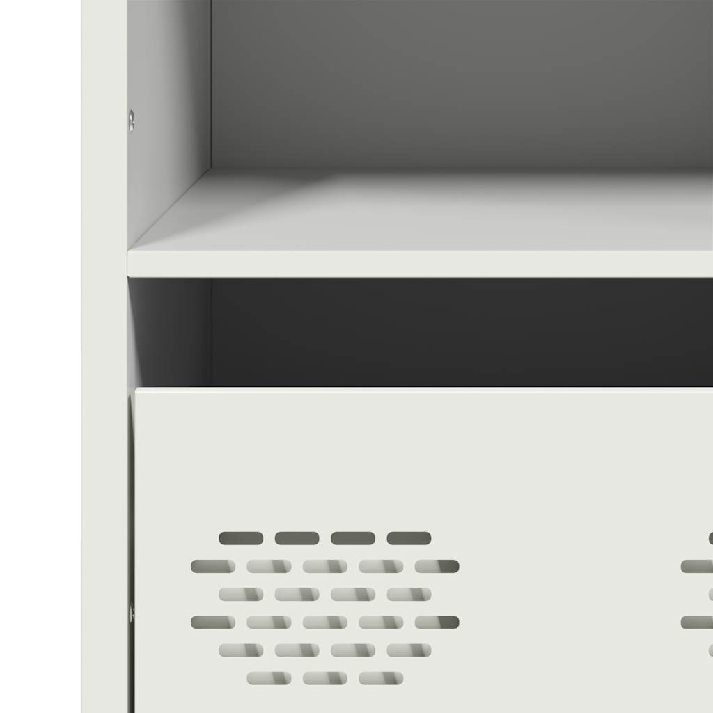 Skåp Vit 35x39x103,5 cm stål