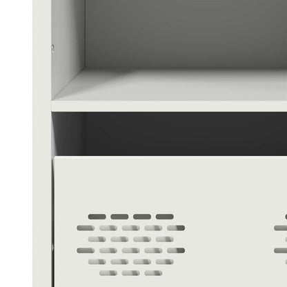 Skåp Vit 35x39x103,5 cm stål