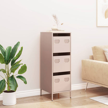 Skåp DIV. rosa 39x35x103,5 cm stål