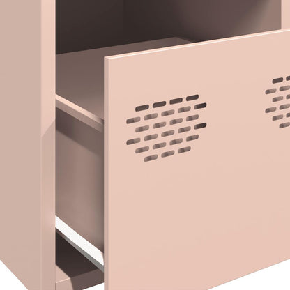 Skåp DIV. rosa 39x35x103,5 cm stål