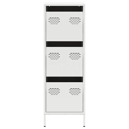 Skåp Vit 39x35x103,5 cm stål