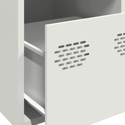 Skåp Vit 39x35x103,5 cm stål