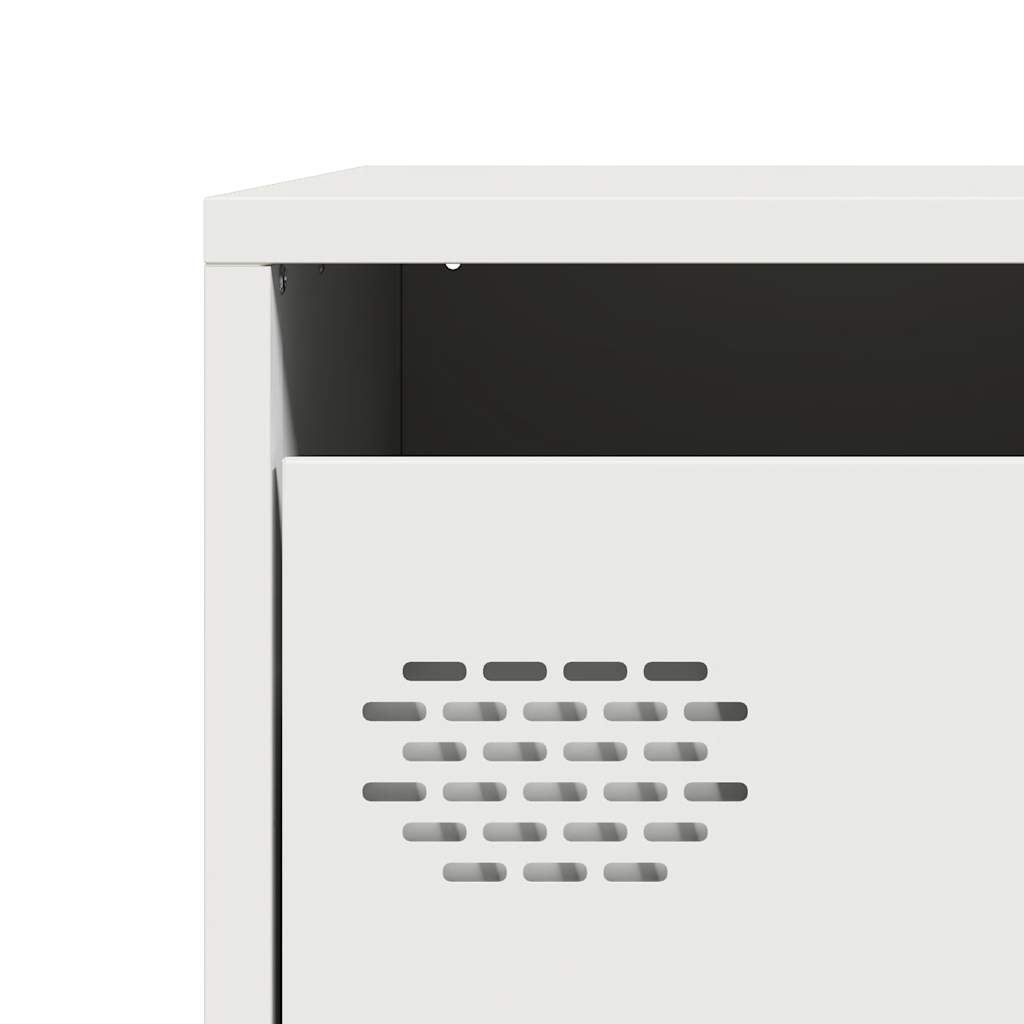 Skåp Vit 39x35x103,5 cm stål