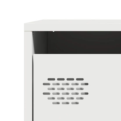 Skåp Vit 39x35x103,5 cm stål