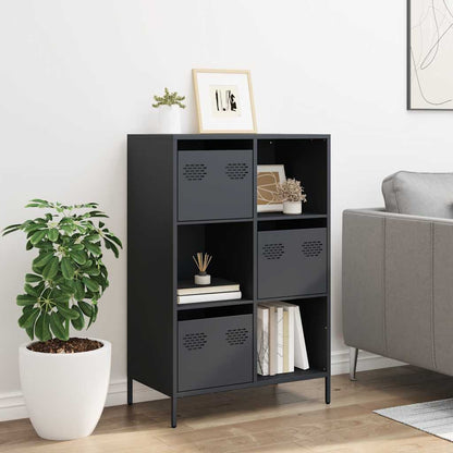 Skåp DIV. antracit 68x39x103,5 cm stål