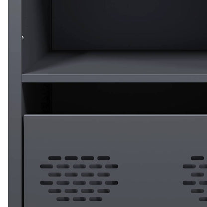 Skåp DIV. antracit 68x39x103,5 cm stål