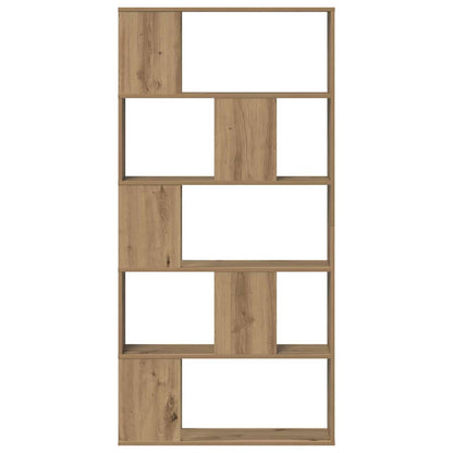 Bokhylla 5 hyllplan ek 80,5x23,5x162,5 cm konstruerat trä