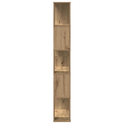 Bokhylla 5 hyllplan ek 80,5x23,5x162,5 cm konstruerat trä