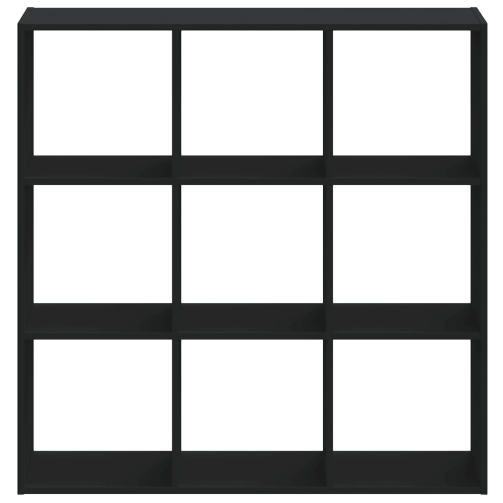 Bokhylla Svart 102x32x102 cm