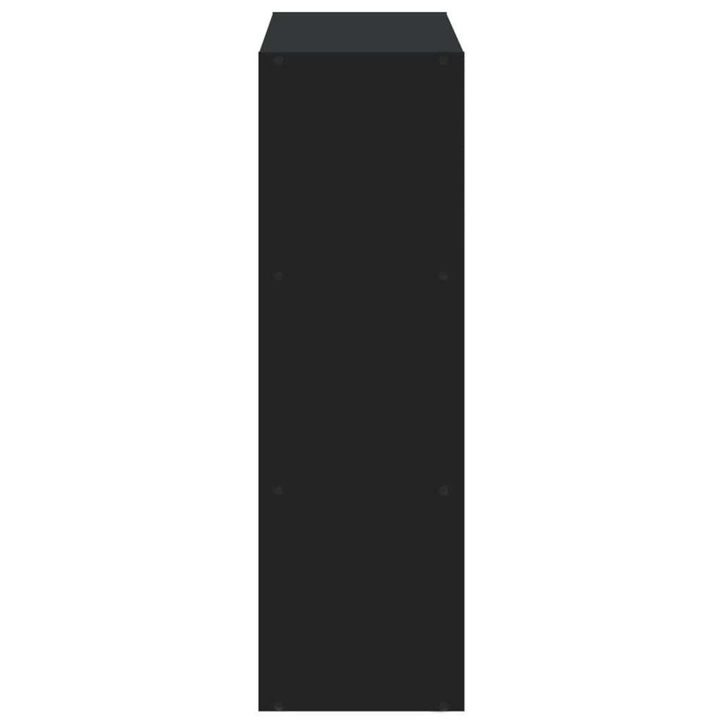 Bokhylla Svart 102x32x102 cm