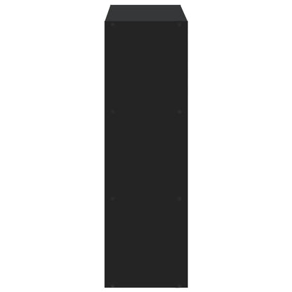 Bokhylla Svart 102x32x102 cm