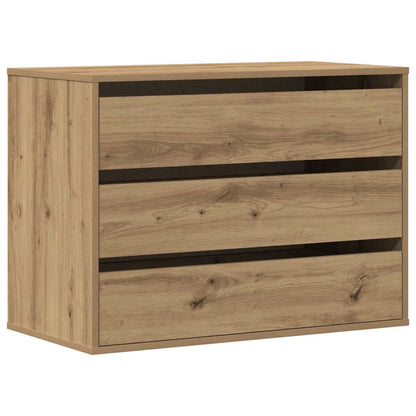 Byrå ek 80x41x58 cm konstruerat trä