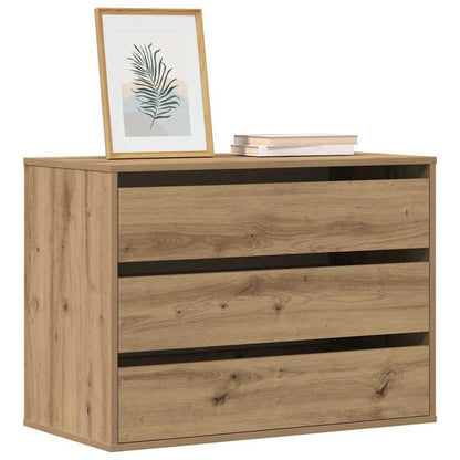 Byrå ek 80x41x58 cm konstruerat trä