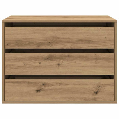 Byrå ek 80x41x58 cm konstruerat trä