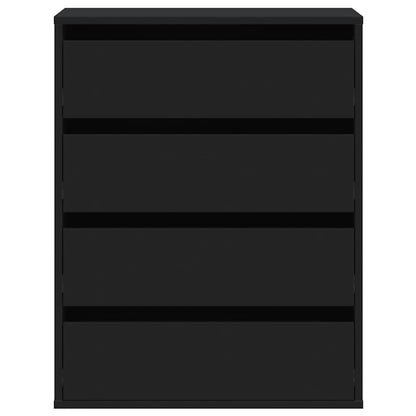 Byrå Svart 60x41x76 cm