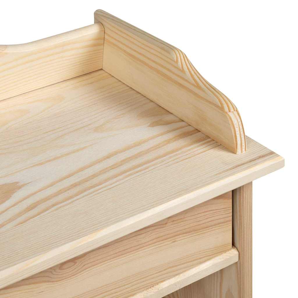 Vinställ Brun 90 x 60 x 30 cm Stabil furu trä