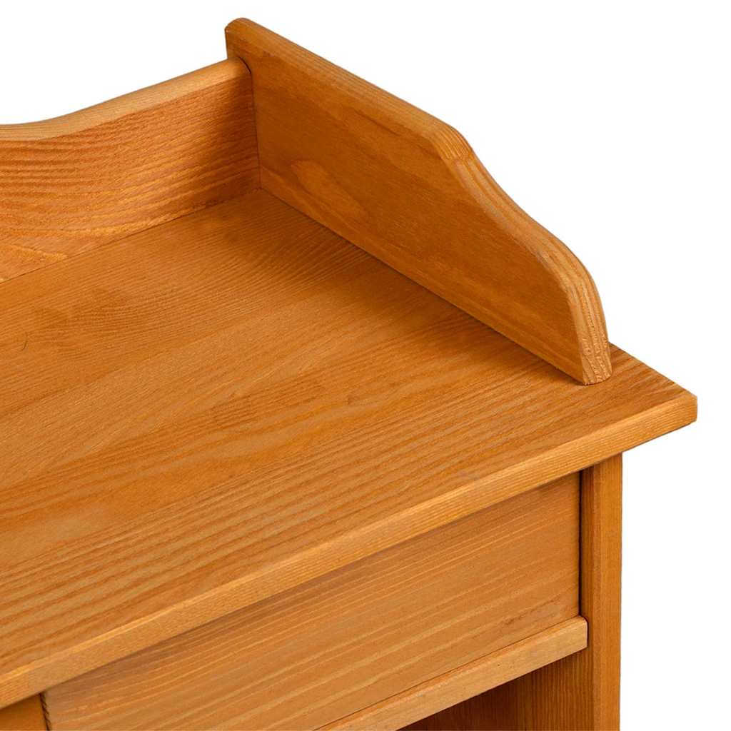 Vinställ Brun 90 x 60 x 30 cm Massiv furu