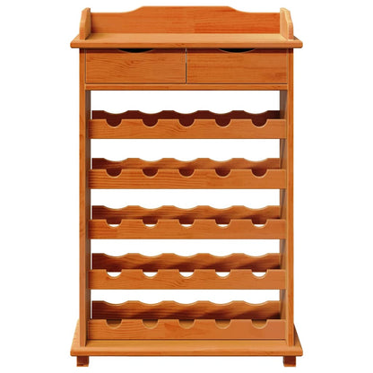 Vinställ Brun 90 x 60 x 30 cm Massiv furu