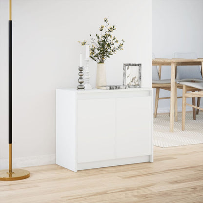 Skänk Vit LED 72x34x61 cm