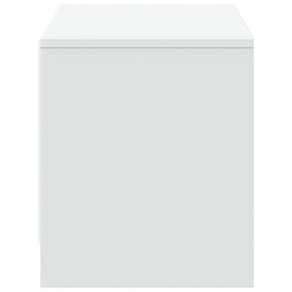 TV-Möbel Vit TV-Bänk LED 97x34x40 cm