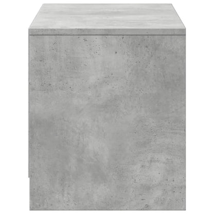 TV-Möbel Betonggrå TV-Bänk LED 97x34x40 cm