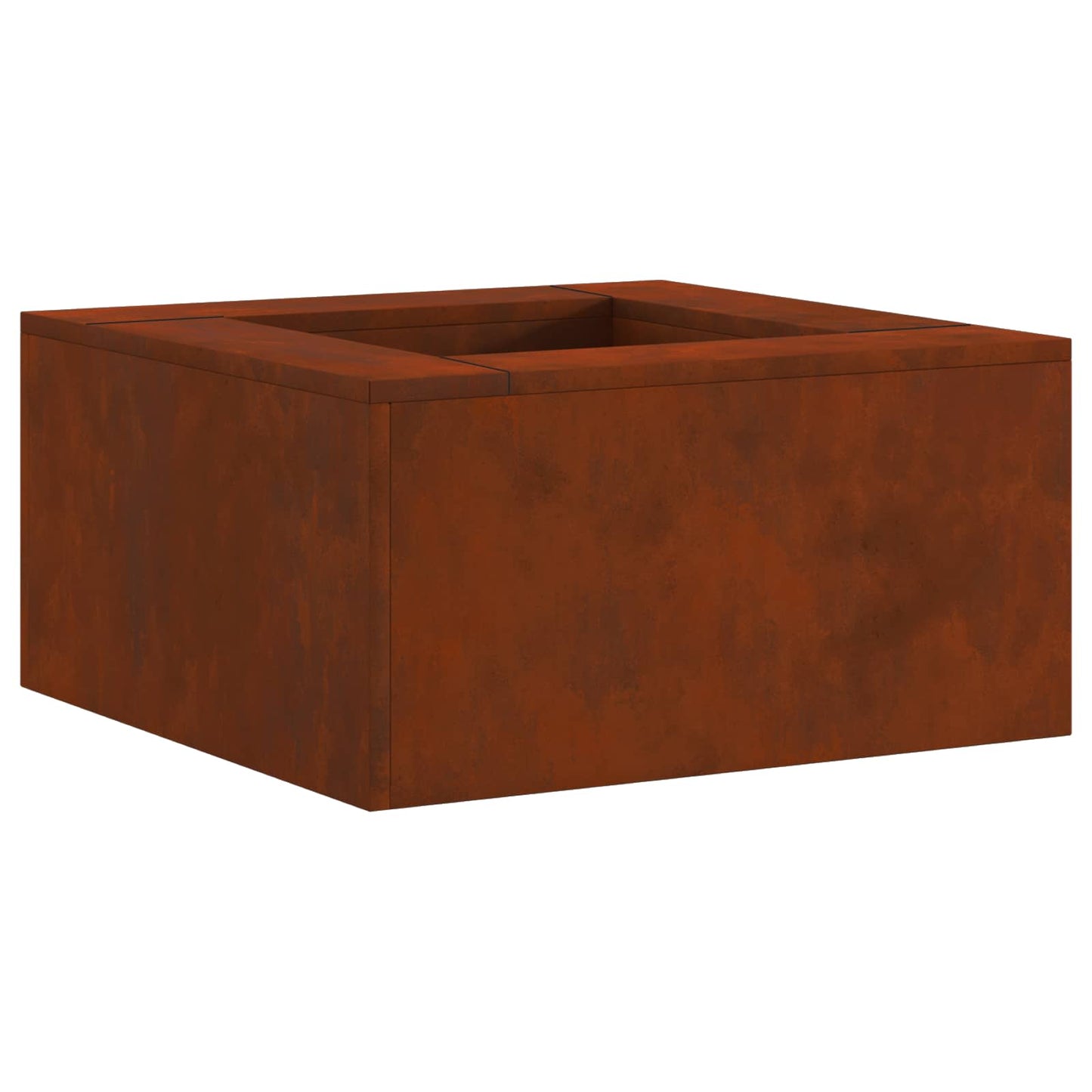 Eldstad Brun 80 x 80 x 40 cm Väderbeständig stål