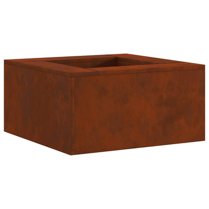 Eldstad Brun 80 x 80 x 40 cm Väderbeständig stål