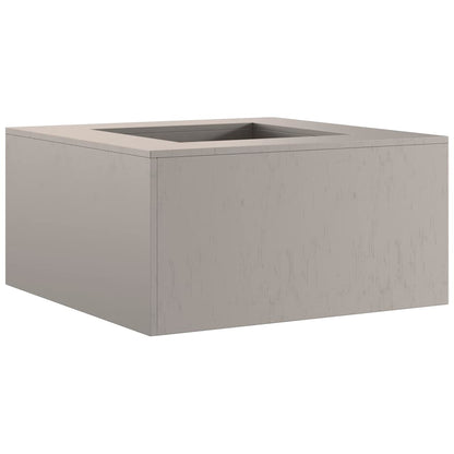 Eldstad Brun 80 x 80 x 40 cm Väderbeständig stål