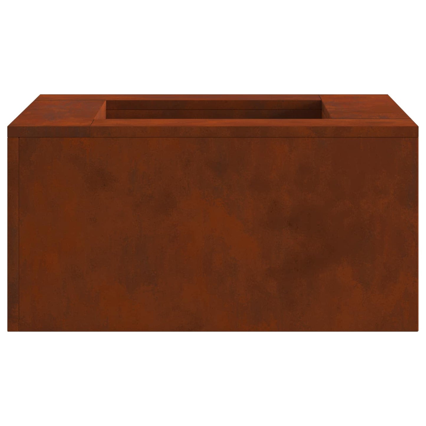 Eldstad Brun 80 x 80 x 40 cm Väderbeständig stål