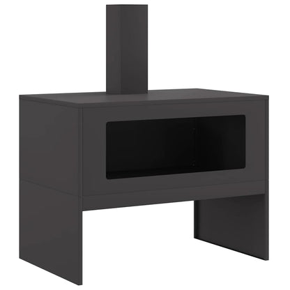 Eldstad Svart 80 x 50 x 96 cm Kallvalsat stål