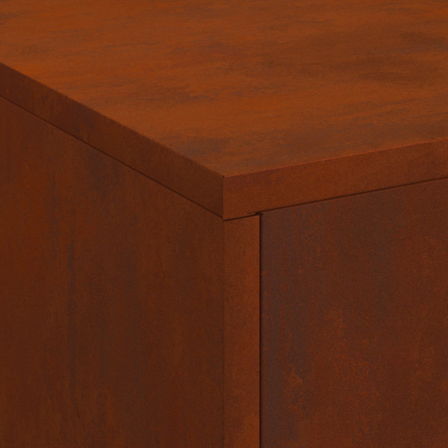 Eldstad Brun 80 x 50 x 96 cm Väderbeständig stål