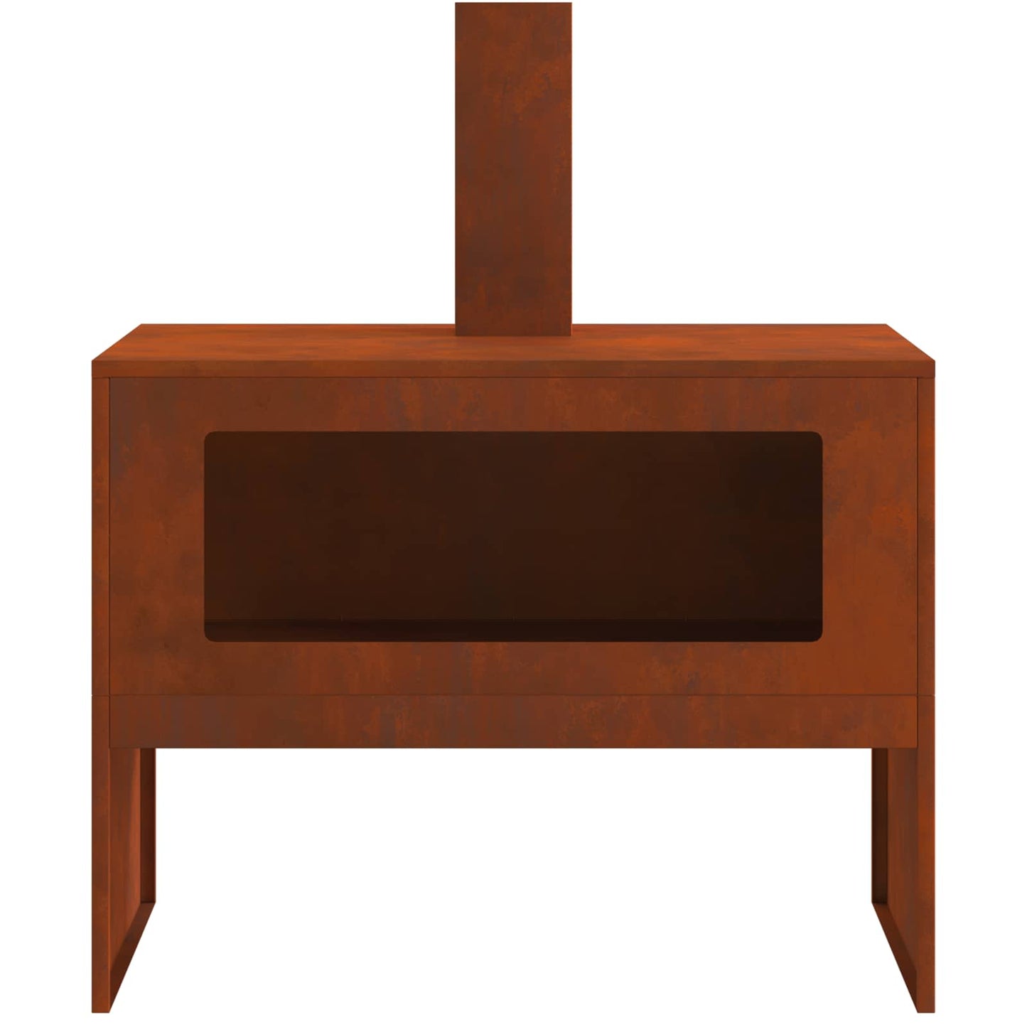 Eldstad Brun 80 x 50 x 96 cm Väderbeständig stål