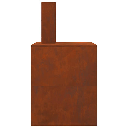 Eldstad Brun 80 x 50 x 96 cm Väderbeständig stål