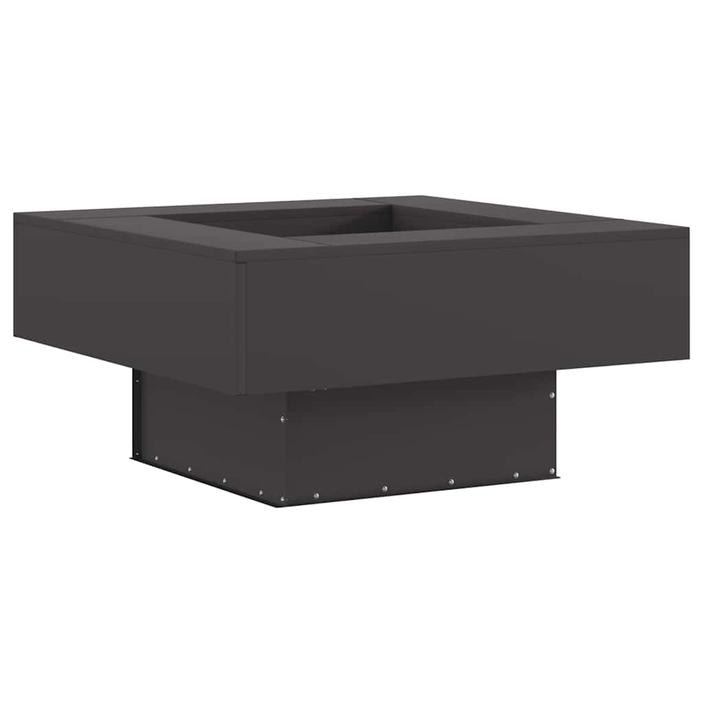Eldstad Svart 80 x 80 x 40 cm Stål