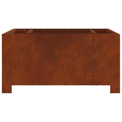 Eldstad Brun 80 x 80 x 40 cm Väderbeständig stål