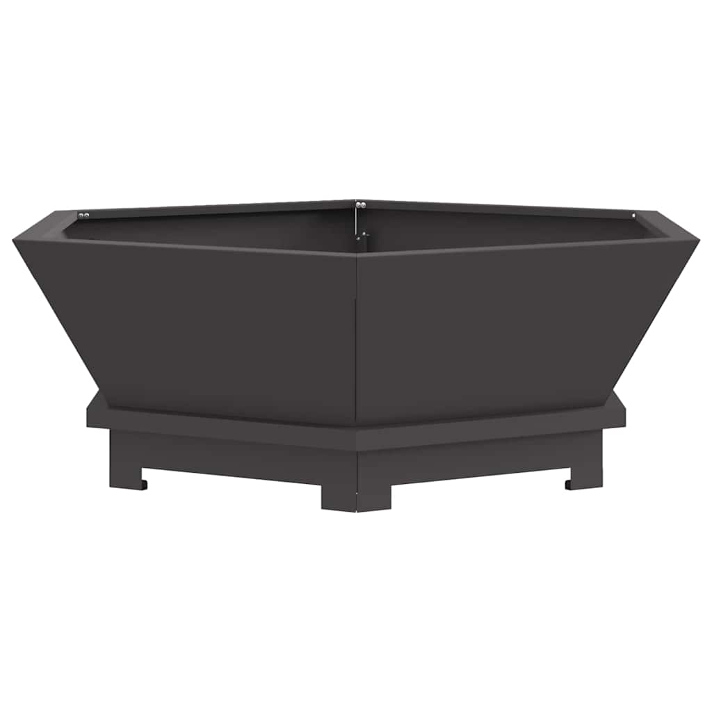 Eldstad Svart 75 x 75 x 28 cm Stål