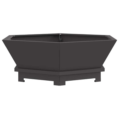 Eldstad Svart 75 x 75 x 28 cm Stål