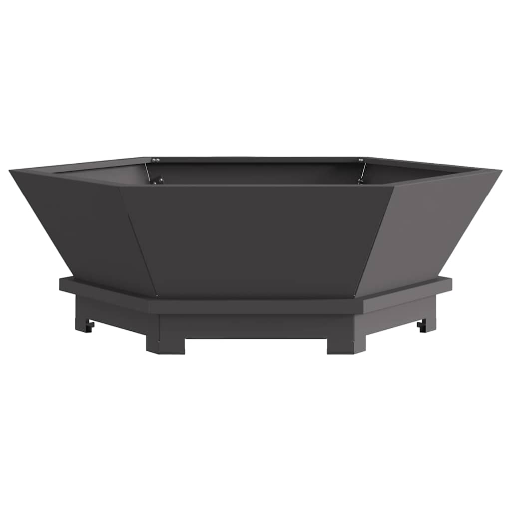 Eldstad Svart 75 x 75 x 28 cm Stål