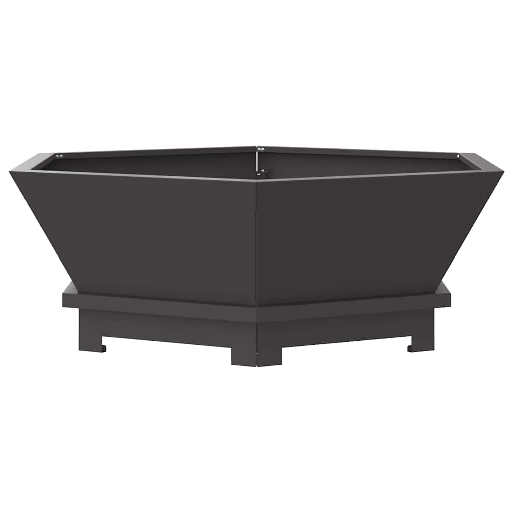 Eldstad Svart 75 x 75 x 28 cm Stål