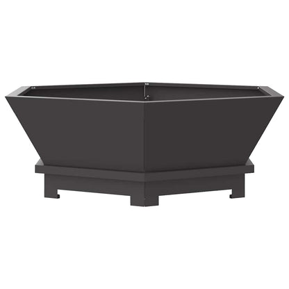Eldstad Svart 75 x 75 x 28 cm Stål