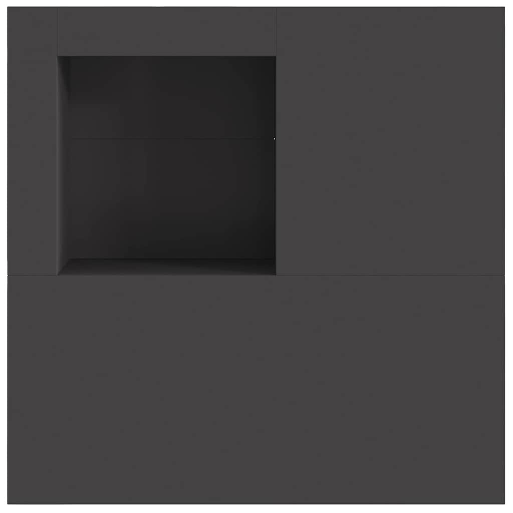 Eldstad Svart 100 x 100 x 30 cm Stål
