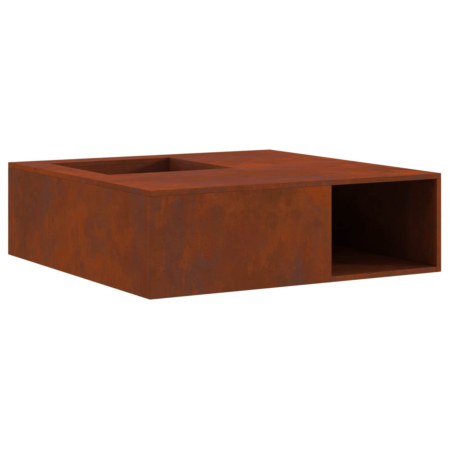 Eldstad Brun 100 x 100 x 30 cm Väderbeständig stål