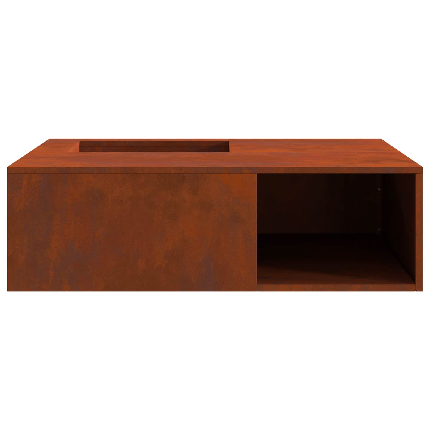 Eldstad Brun 100 x 100 x 30 cm Väderbeständig stål